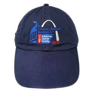 Anvil Baseball Cap Blue OS American Cancer Society 2012 St Louis Summit Hat